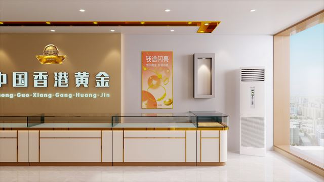 中國香港黃金商圈店型與城市景觀窗效果圖